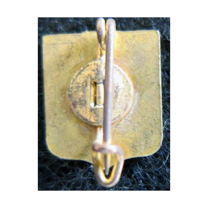 Blason en émail de la Touraine 11 x 14 mm avec épingle