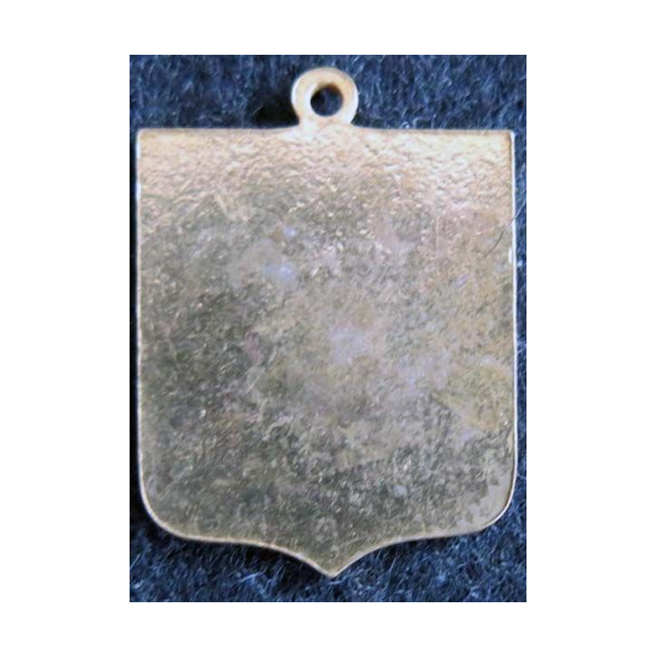 Blason en émail de la ville de Granville 22 x 30 mm cuivré