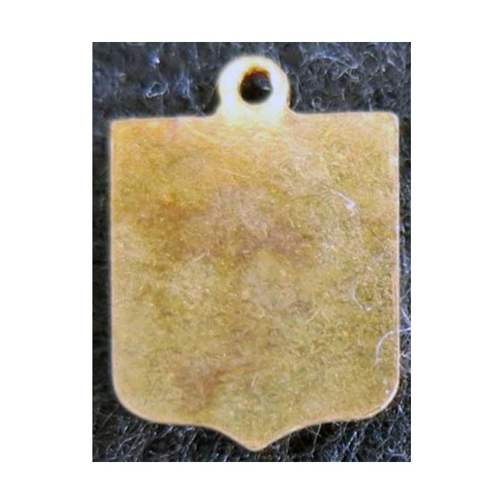 Blason en émail de la ville de Marseille 12 x 16 mm anneau