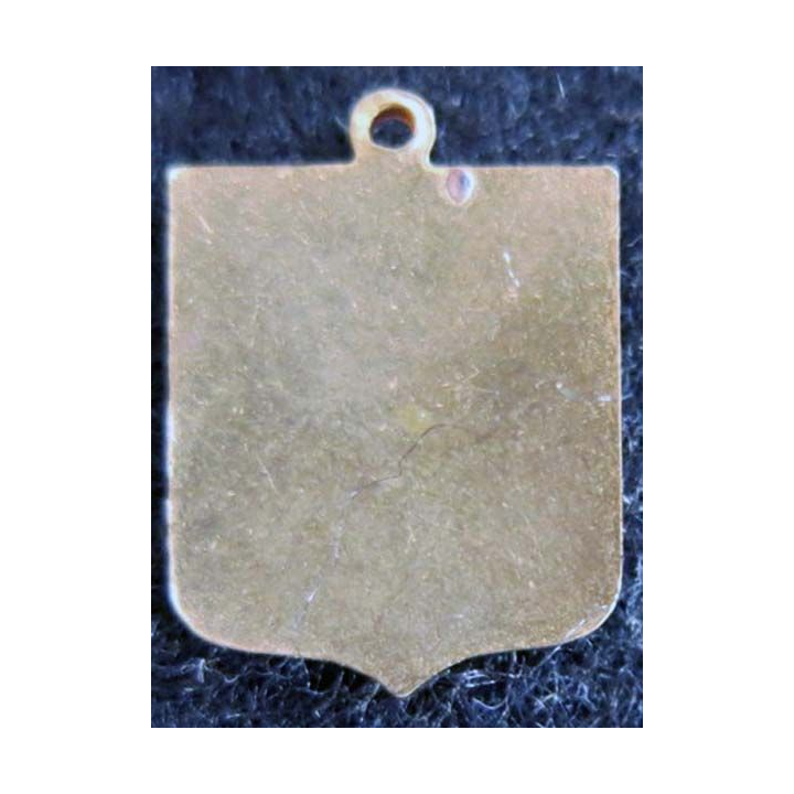 Blason en émail de la ville de Marseille 14 x 19 mm anneau
