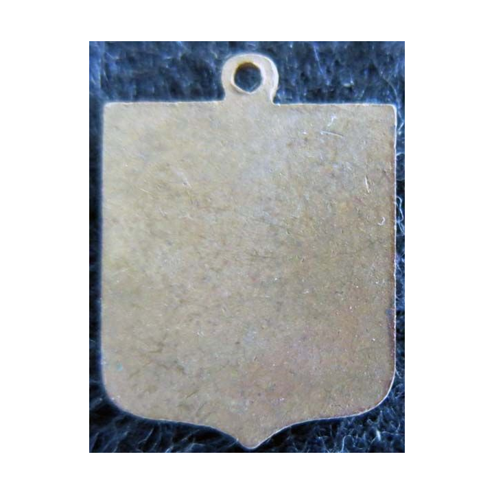 blason émail de la Côte basque 14 x 19 mm doré