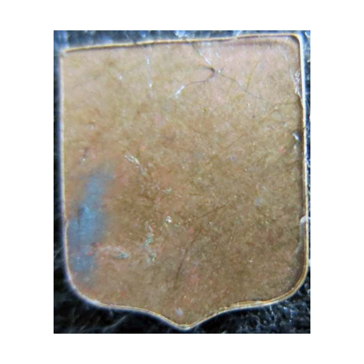 Blason en émail de Vallon-Pont-d'Arc 11 x 14 mm doré