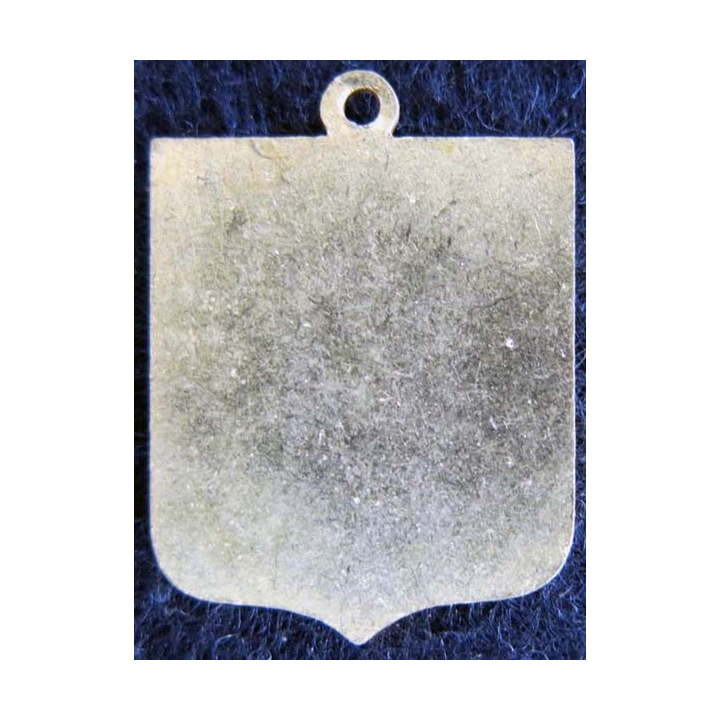 Blason émail châteaux de la Loire 14 x 19 mm doré