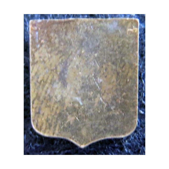 Blason émail châteaux de la Loire 11 x 13 mm doré