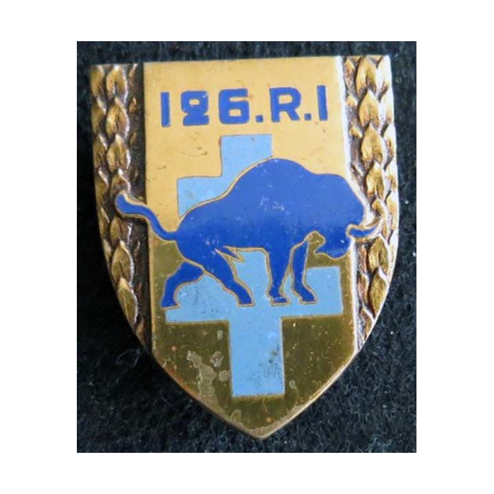 126° régiment  d’infanterie Drago Paris G. 1557 en émail