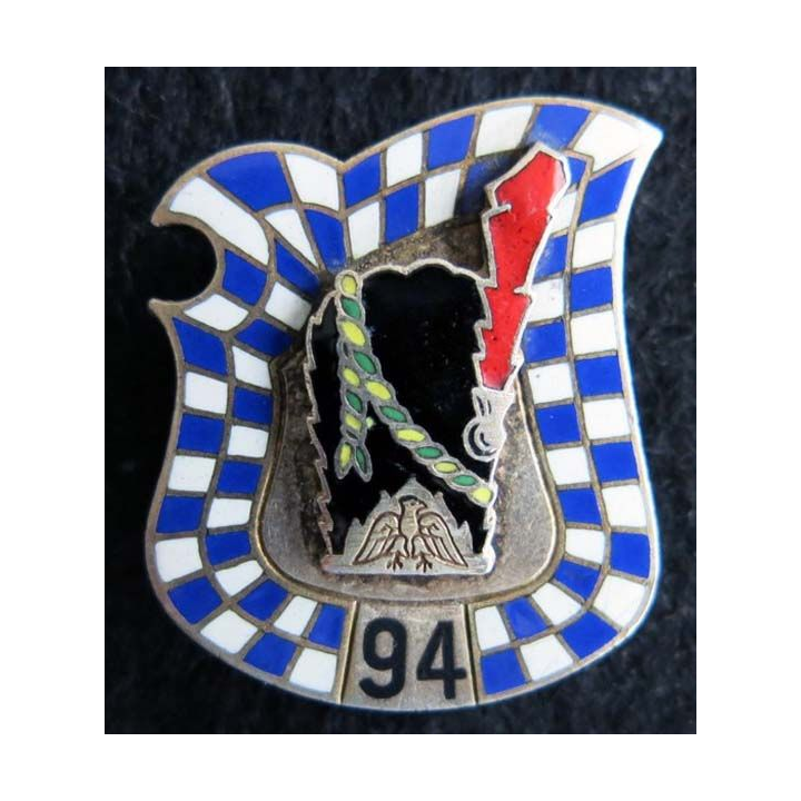 94° régiment d'infanterie Drago Paris G. 1635 devise Royal Bavière au dos en émail