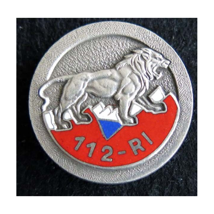112° Régiment d'infanterie  Drago Paris G. 2759 en émail