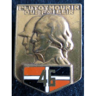 46° régiment d'infanterie Arthus Bertrand Paris G. 3860