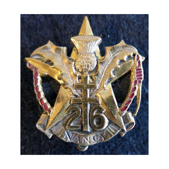 26° régiment d'infanterie Drago Paris H. 279 modèle doré