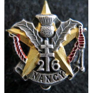 Insigne métallique en réduction du 26° régiment d''infanterie Mourgeon émail