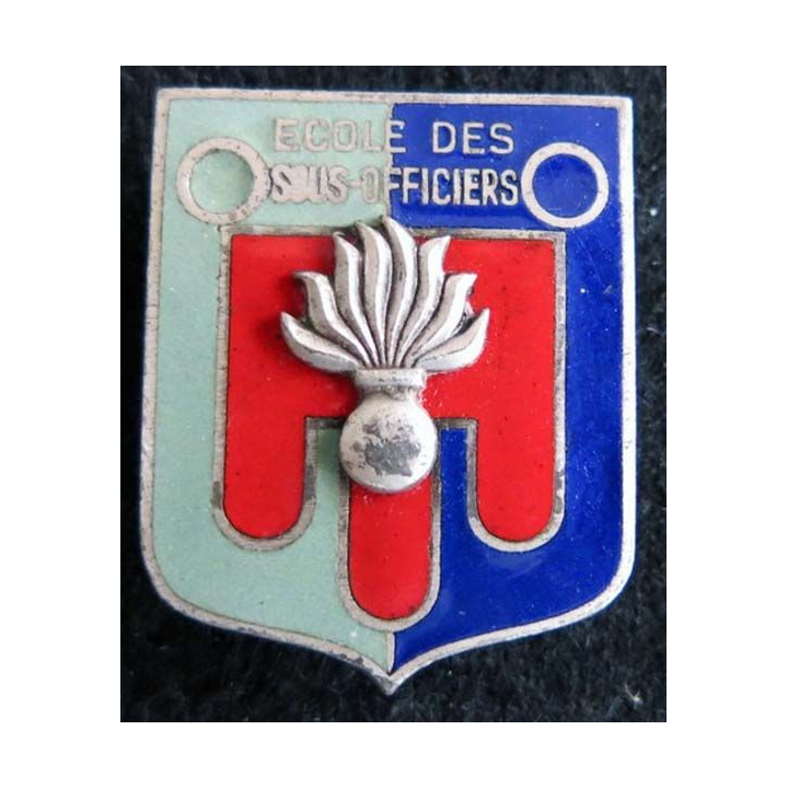 Ecole des sous-officiers du Matériel Drago Paris G. 1525 émail