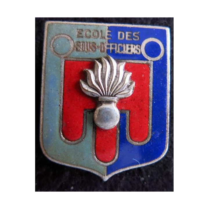 Ecole des sous-officiers du Matériel Drago Paris G. 1525 émail