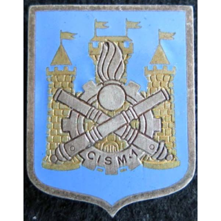 Centre d'instruction du service du Matériel N° 1 de fabrication Drago Paris G. 1539 en émail