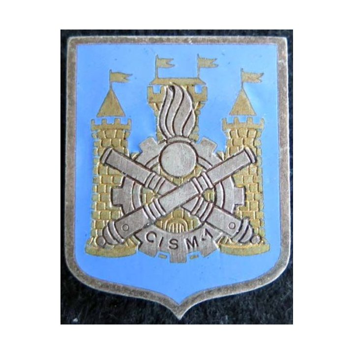 Centre d'instruction du service du Matériel N° 1 de fabrication Drago Paris G. 1539 en émail