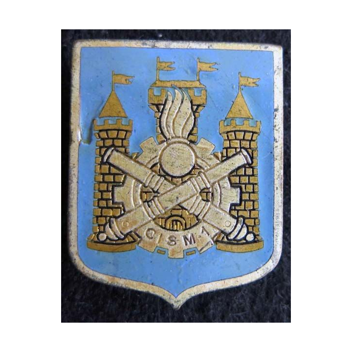 Centre d'instruction du service du Matériel N° 1 de fabrication Drago Paris G. 1539 en émail