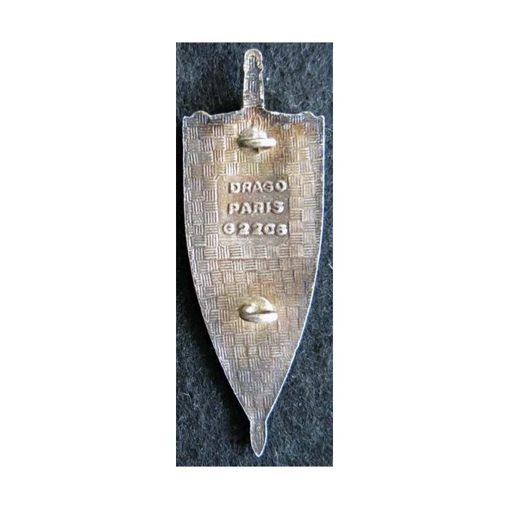 centre d'instruction du service du matériel de fabrication Drago G. 2206 émail dos guilloché
