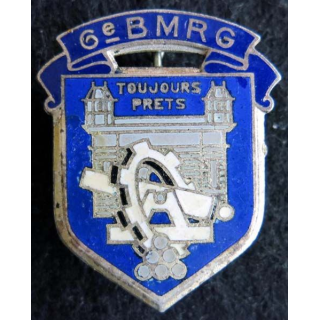 6° bataillon du Matériel de réserve générale  Drago Paris H. 788 en émail