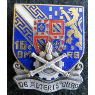 16° bataillon du Matériel de réserve générale  Drago Paris G. 2130 en émail