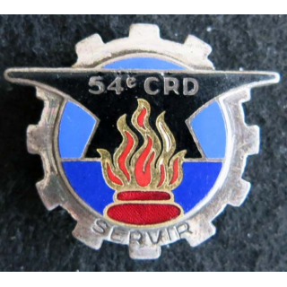 54° compagnie de réparation divisionnaire de fabrication Drago Paris G. 846 en émail