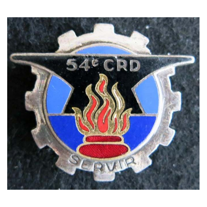 54° compagnie de réparation divisionnaire de fabrication Drago Paris G. 846 en émail