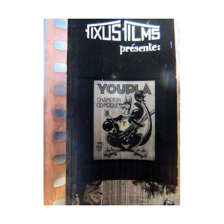 FIXUS-FILMS : Youpla Champion Olympique dessin animé de distration envoyé en Algérie pour distraire les soldats