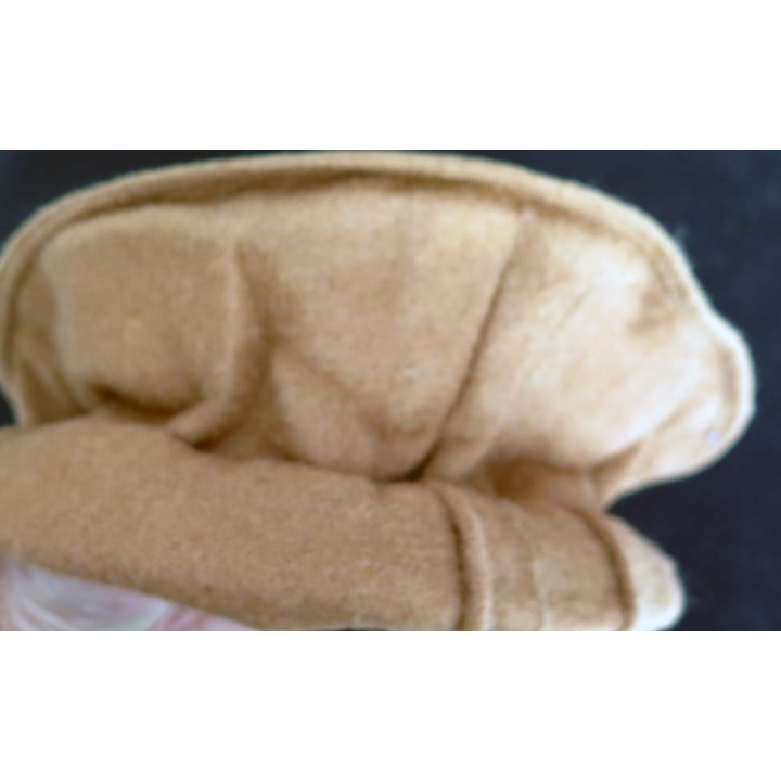 PAKOL AFGHAN : béret en laine marron des guerriers afghans, taille 37 environ