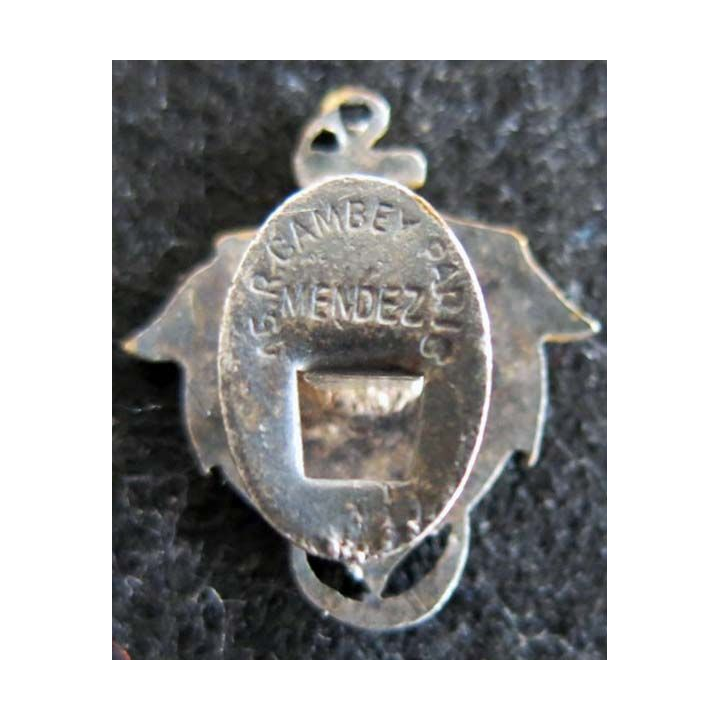FFCAC  : insigne métallique de boutonnière fédération française des coloniaux et anciens coloniaux fabrication Mendez