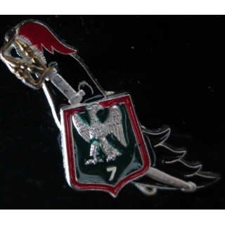  7° régiment de chasseurs Ballard finition argent translucide 7° RCH