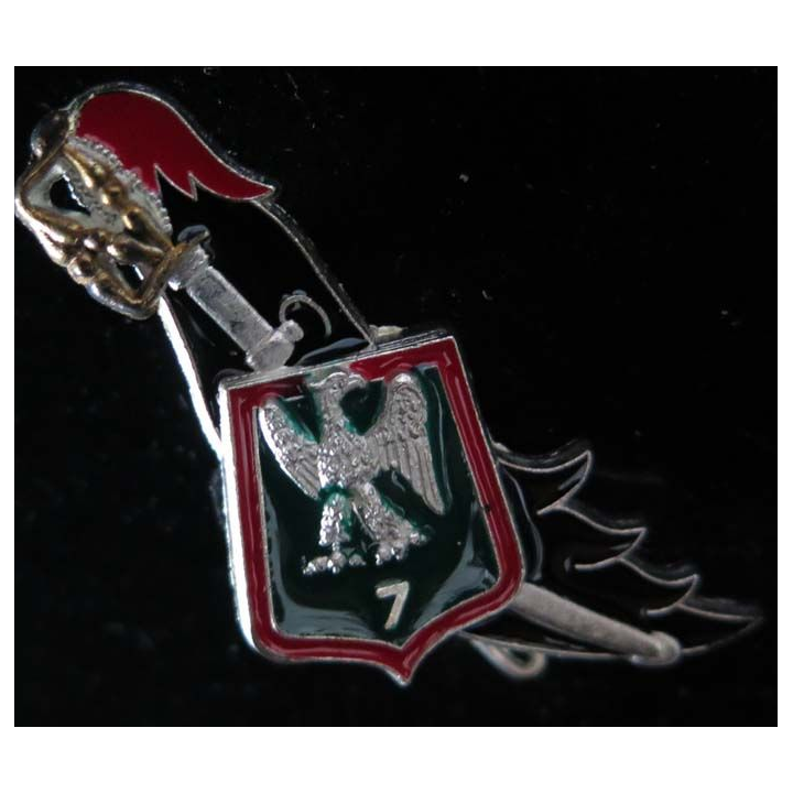  7° régiment de chasseurs Ballard finition argent translucide 7° RCH