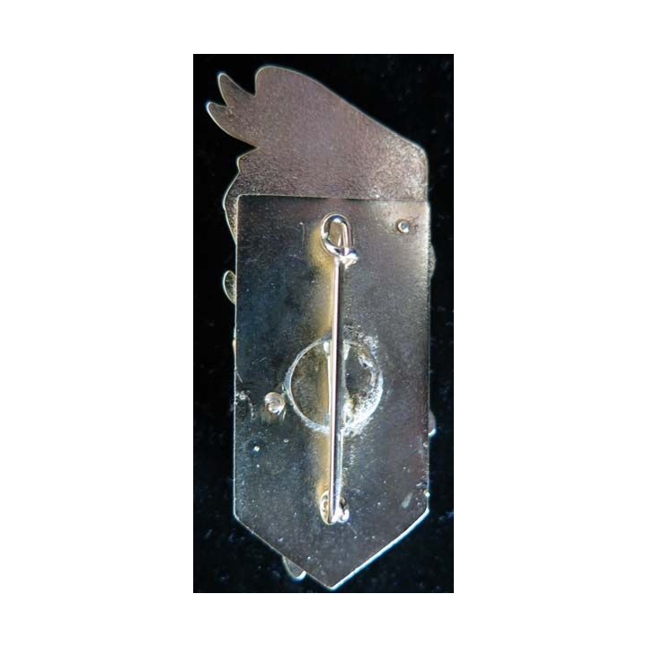 1° RI : insigne métallique de la CIAS du 1° régiment d'infanterie sans nom de fabricant (Ballard)