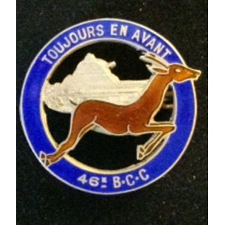 46° BCC : 46° Bataillon de chars de combat en émail