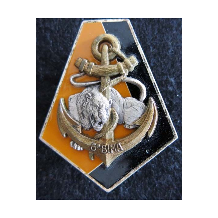6° bataillon d'infanterie de marine de fabrication Delsart G. 2487 relief