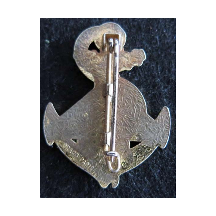 5° RIAOM : insigne métallique de la 2° batterie Crotale du 5° régiment Inter armes d'outre mer de fabrication Drago Paris