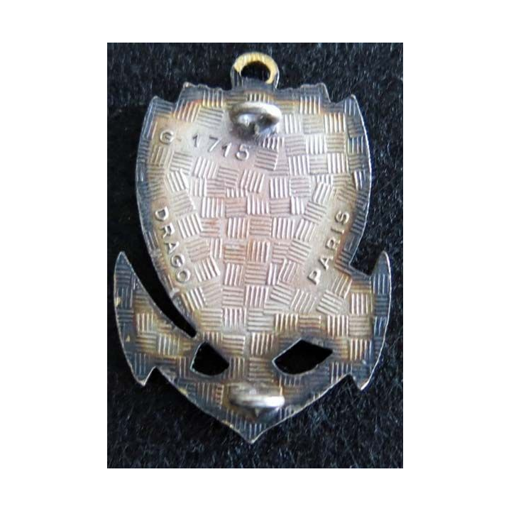 CCS BOUGIE: insigne de la compagnie de commandement secteur de Bougie de fabrication Drago Paris G. 1715