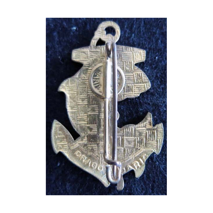 21° RIMA : insigne métallique du 21° régiment d'infanterie de marine fabrication Drago Paris en émail