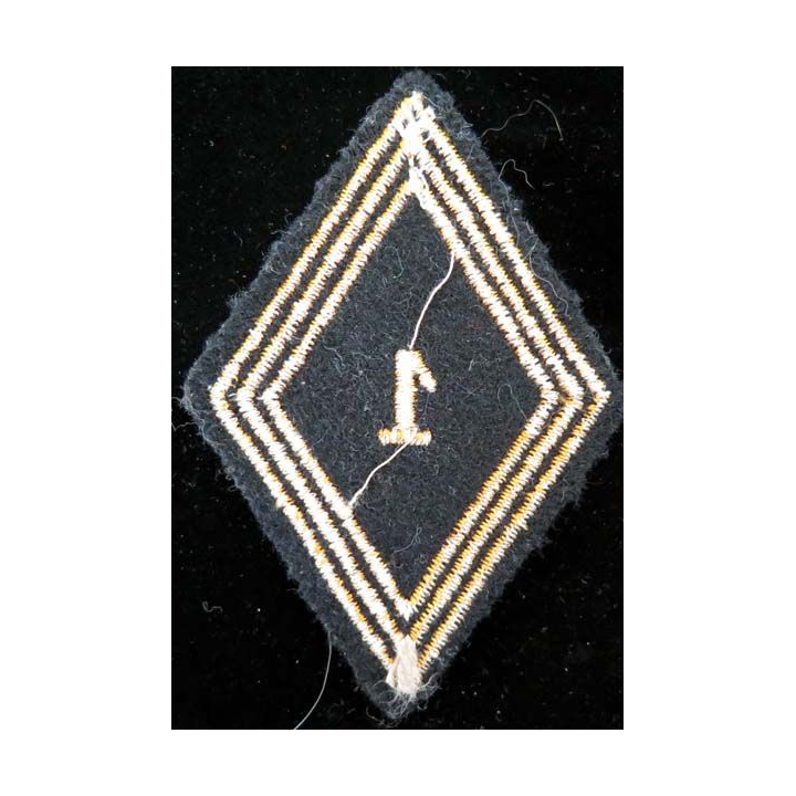 LOSANGE DE BRAS MODÈLE 45 : losange de bras du 1° régiment de chasseurs parachutistes cadre