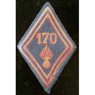 LOSANGE DE BRAS MODÈLE 45 : losange de bras du 70° RI régiment d'infanterie troupe