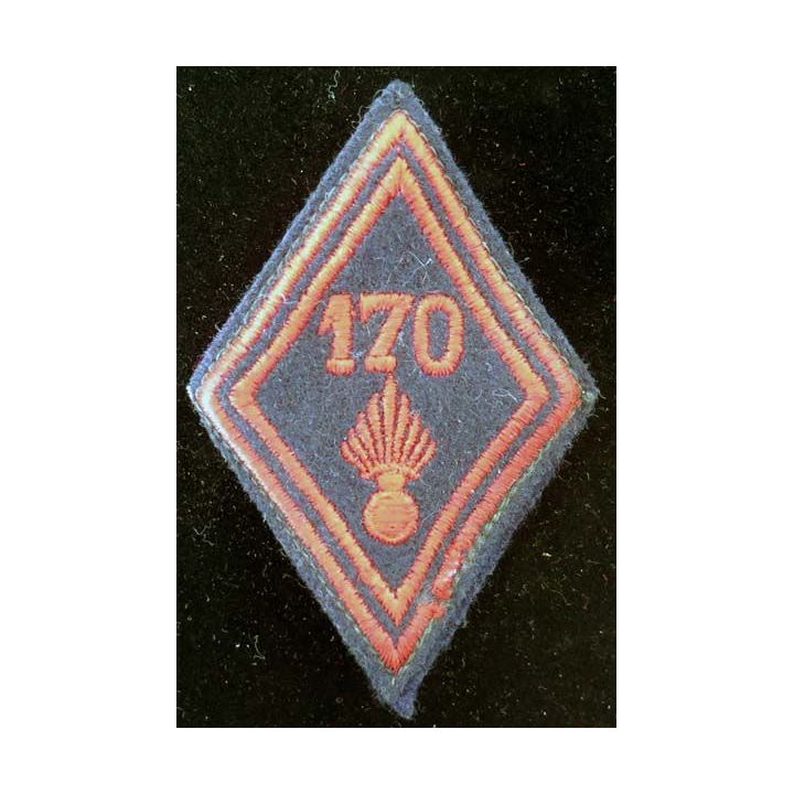 LOSANGE DE BRAS MODÈLE 45 : losange de bras du 70° RI régiment d'infanterie troupe