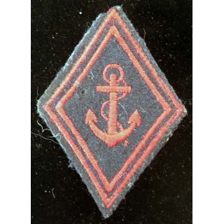 LOSANGE DE BRAS MODÈLE 45 : losange de bras des troupes de marine troupe