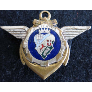 BM ALGER : insigne de la base militaire d'Alger de fabrication Drago Paris H. 686