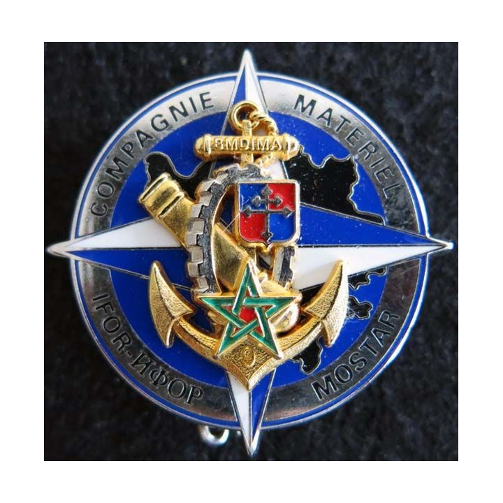 9° BMDIMA : Compagnie Matériel de la 9° division d'infanterie de marine de l'IFOR à Mostar Boussemart