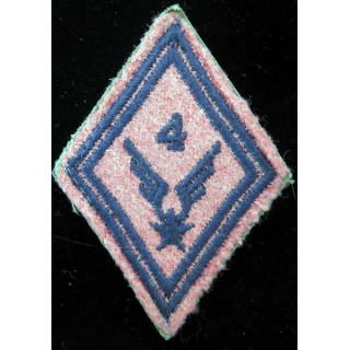 LOSANGE DE BRAS MODÈLE 45 : losange de bras du 4° GHL artillerie troupe