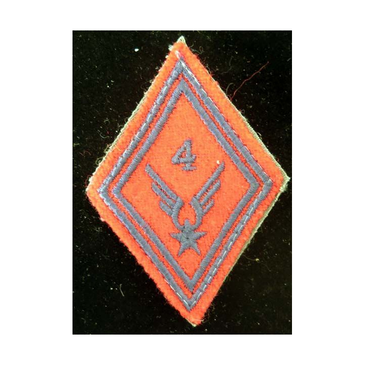 LOSANGE DE BRAS MODÈLE 45 : losange de bras du 4° GHL artillerie troupe