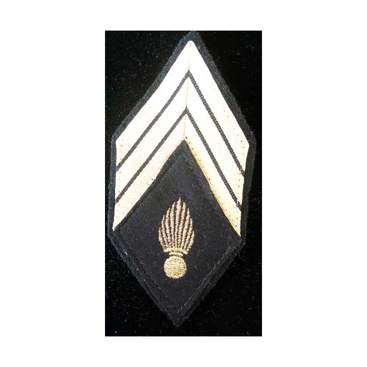 LOSANGE DE BRAS MODÈLE 45 : losange de bras de sergent chef du corps technique et administratif