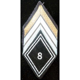 LOSANGE DE BRAS MODÈLE 45 : losange de bras de caporal chef appelé du 8° régiment de transmissions