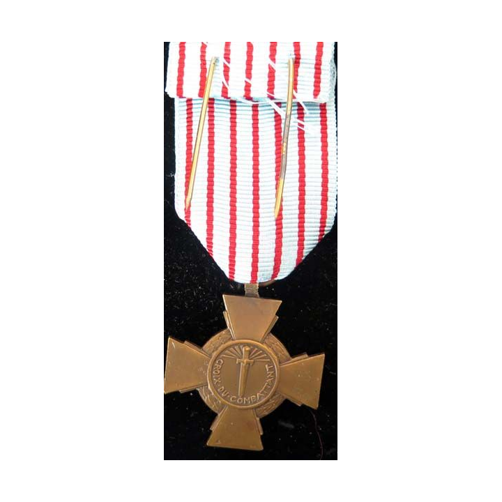 FRANCE : Croix du combattant en bronze -1-