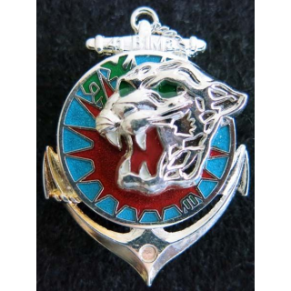 41° BIMA : insigne métallique du 41° bataillon d'infanterie de marine Boussemart G. 3448