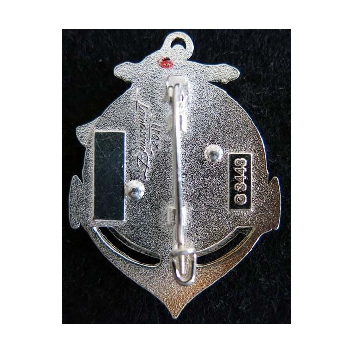 41° BIMA : insigne métallique du 41° bataillon d'infanterie de marine Boussemart G. 3448