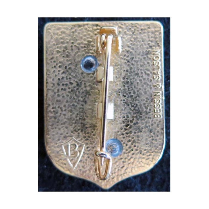 9° BIMA : insigne métallique du groupe CAT du 9° bataillon d'Infanterie de Marine Bessin & Salson
