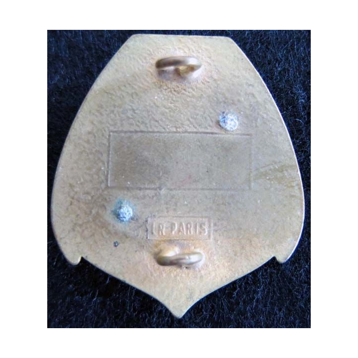 5° RIAOM : insigne métallique du 3° escadron du 5° régiment Inter armes d'outre mer de fabrication LR Paris